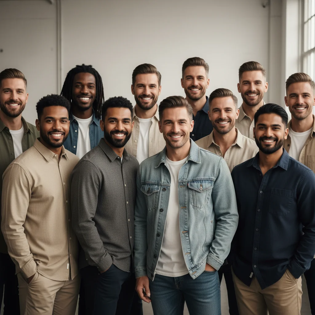 a group shot of a men's group